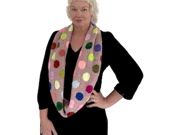 Dot Dot Cowl PDF Knitting Pattern Download