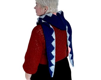 Snaggletooth S'hood PDF Knitting Pattern Download