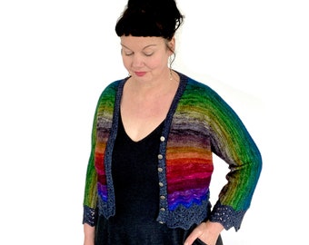 Party Cardy PDF Knitting Pattern Download