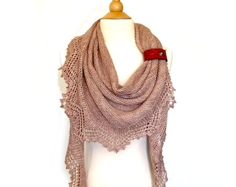 Bellarose Shawl PDF Knitting Pattern Download