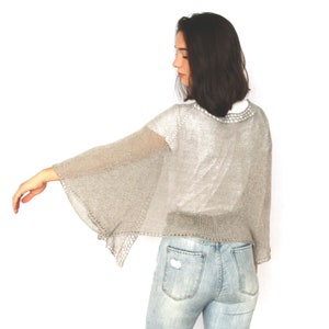 Natsu Linen Cardigan PDF Knitting Pattern Download