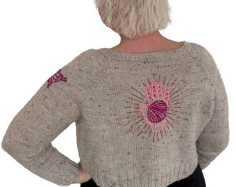 Knitterati Cardy PDF Knitting Pattern Download