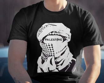 Keffiyeh Palestine t shirt, Keffiyeh Scarf, Black shirt