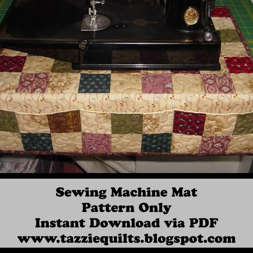 Brother PE770 Sewing and Embroidery Machine Cover/ Mat Pattern Etsy