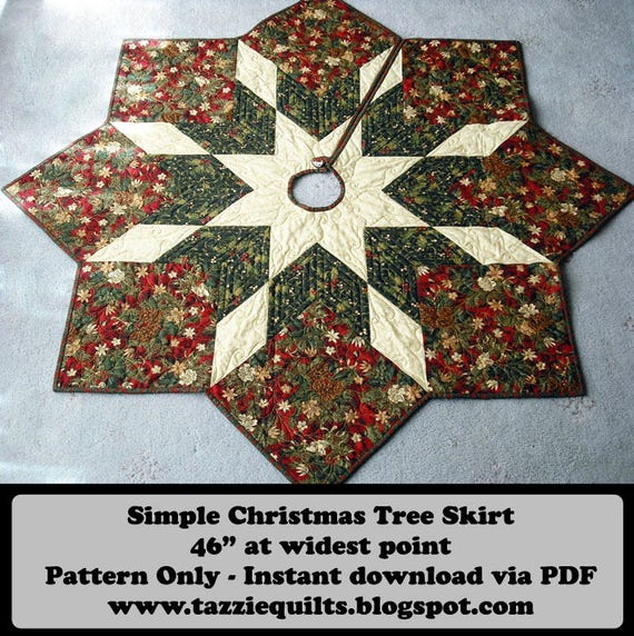 christmas tree skirt pattern