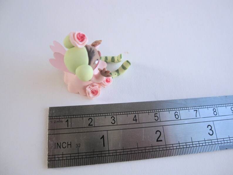 Tiny flower fairy figurine image 3
