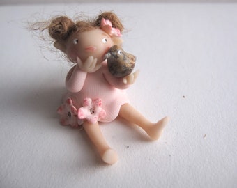 Spring bird fairy figurine