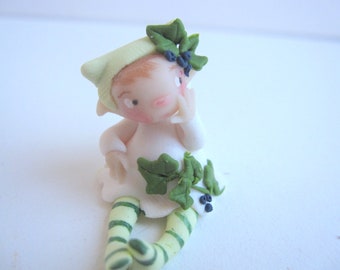 The ivy fairy elf miniature doll figurine