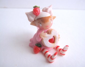 Figurine miniature of Valentine pixie valentine elf gift