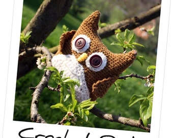 Instant Download CROCHET PATTERN Amigurumi Owl Crochet PDF Woodland Bird Forest Creature Toy Decoration