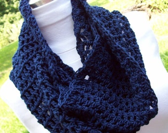 INSTANT DOWNLOAD Crochet Pattern for Making a Simple Infinity Scarf  PDF Pattern Cowl Scarflett Neck warmer