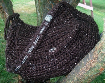 Pattern Directions for making a Hobo Bag PDF Crochet Pattern