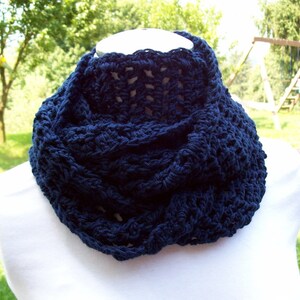 Pattern Directions for Making a Crochet Infinity Cowl Scarf PDF Pattern