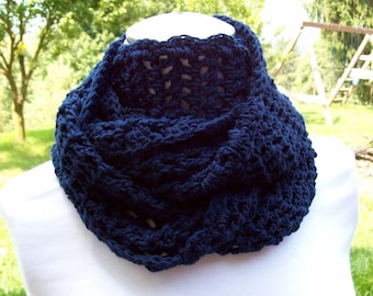 Pattern Directions for Making a Crochet Infinity Cowl Scarf PDF Pattern