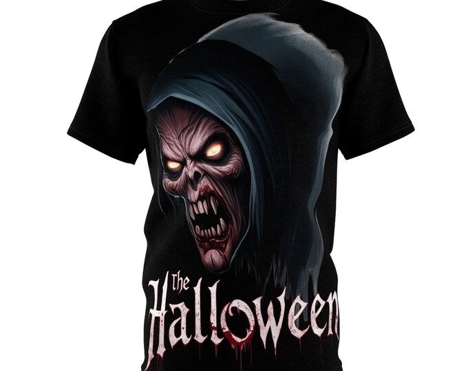 Halloween Graphic Tee, Unisex Horror Shirt, Spooky Season Apparel, Creepy Costume Top, Halloween Party Wear