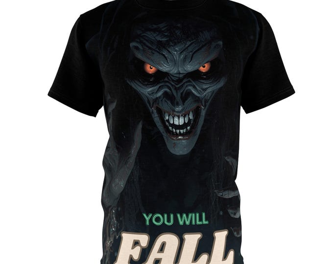 Spooky Graphic Tee, Halloween Shirt, Unisex Fall Apparel, Horror T-shirt, Unique Gift for Monster Lovers