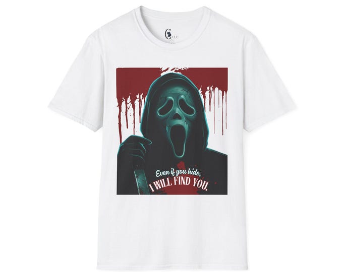 Scream Halloween T-Shirt, Unisex Graphic Tee, Horror Movie Merch, Costume Party Apparel, Spooky Season Gift