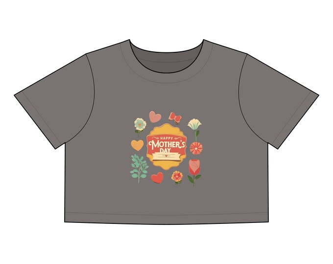 Women's Heavy Faded Crop Tee