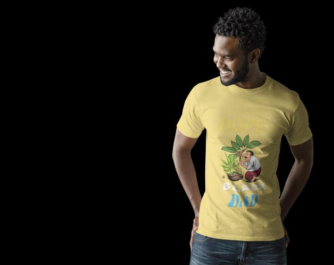 Dope Black Dad Tee | Unisex Cotton T-Shirt, Father's Day Gift Shirt, Dad Humor Streetwear, Stylish Dad Wear