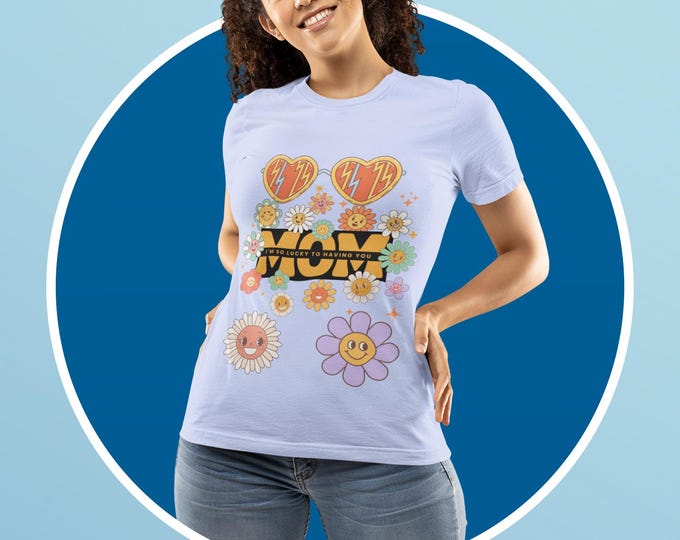 Groovy Floral Unisex Heavy Cotton Tee, Vintage Graphic Shirt, Summer Vibes Top, Eco-Friendly Fashion, Gift for Music Lovers