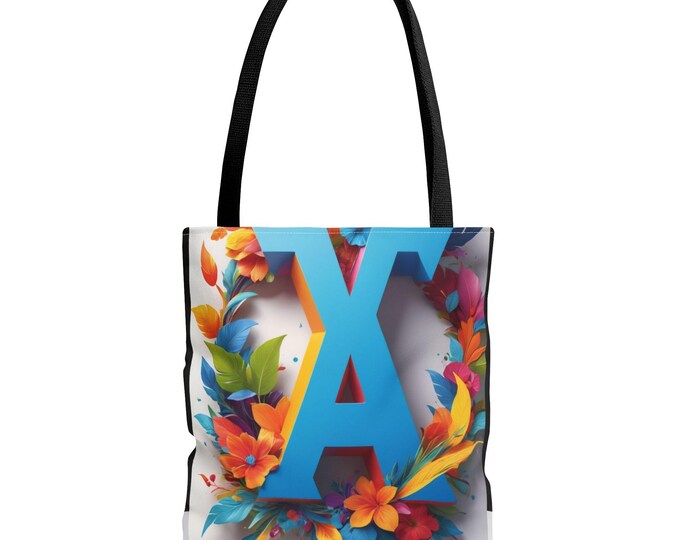 PAPAFloral Tote Bag, Elegant Flower Design, Eco-Friendly Shopping Bag, Stylish Carry-All, Perfect Gift for Moms, Spring Decor