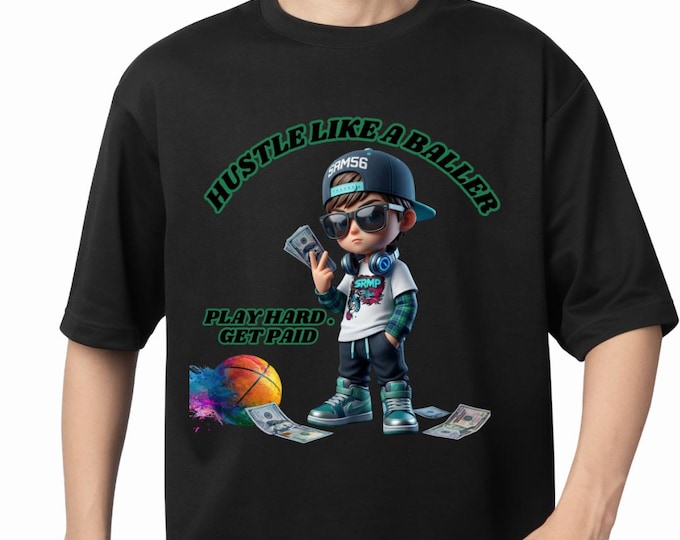 Basketball Hustle Tee | Basketball Graphic Shirt, Sports Tee
