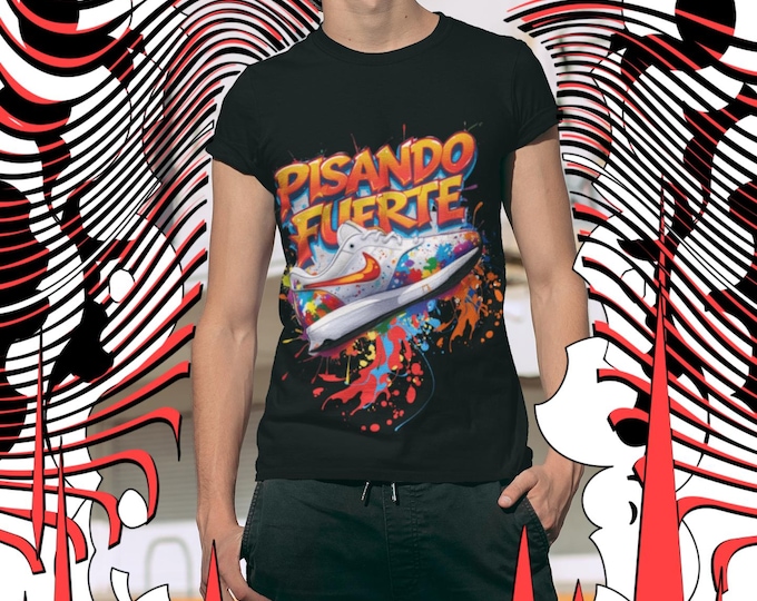 Energy & Creativity Unisex Tee Shirt, Individuality Passion Graphic, Casual Outings, Parties, Art Enthusiasts, Sneakerheads, Burst of Color
