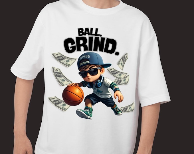 Basketball Hustle Play Hard Get Paid Tee | Baller Mindset Shirt