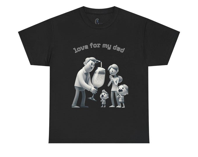Father's Day T-Shirt, Love For My Dad Tee, Gift for Dad, Unisex Cotton Tee, Casual Wear for Fathers, Dad Appreciation Shirt