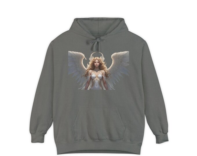 Angel Wings Graphic Unisex Hoodie, Comfortable Sweatshirt, Trendy Streetwear, Gift for Her, Festival Wear, Year-Round Style