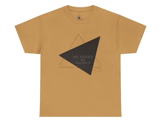 Minimalist Triangle Graphic Tee - Perfect for Dad, Gift for Him, Casual Wear, Father's Day, Everyday Style