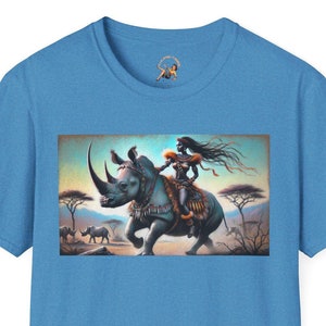 Zulu Warrior Shirt African Warrior Tee Beautiful African Queen T-Shirt Rhinoceros Savannah Warrior Heart of Africa Warrior Woman
