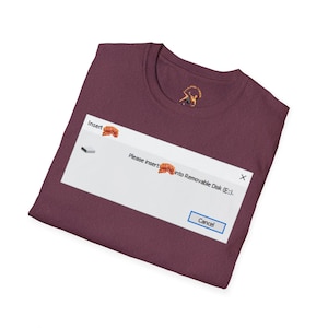 Legen Sie Speck-Shirt, wunderliche Fehlernachricht T-Shirt, lustiges grafisches T-Shirt, schrulliges Geschenk, Freizeitkleidung, geeky Humor, Technik-Liebhaber, Speck-Liebhaber ein