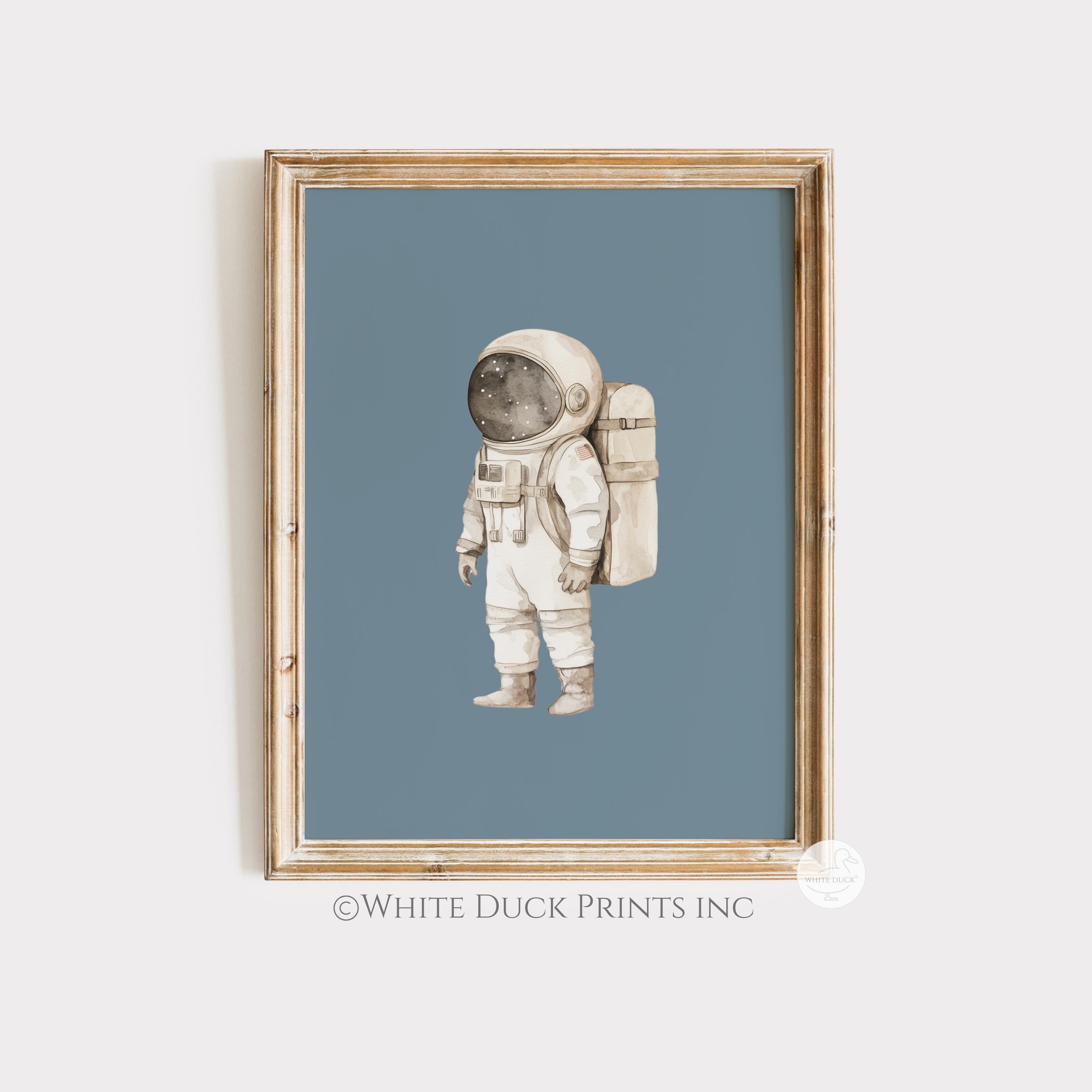 Outer Space Nursery Wall Art Set of 6 Kids Room Space Prints Rocket ...
