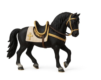 ヴィンテージ騎士馬の置物、中世の装飾 - Etsy 日本