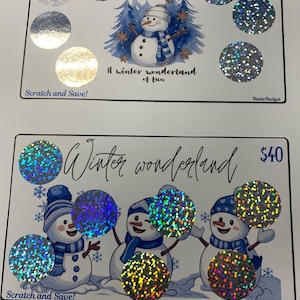 Sfida di risparmio gratta e vinci Winter Wonderland