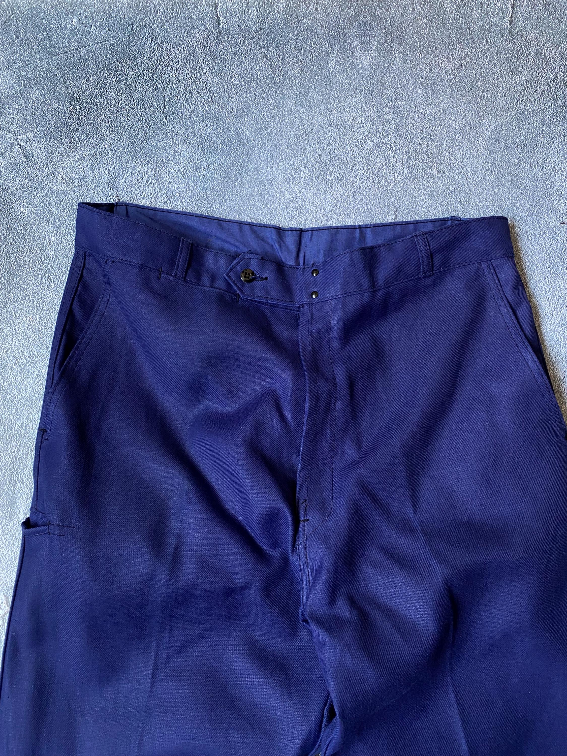 VNTG French Trousers Adolphe Lafont Moleskin 70s Chore Pants - Etsy