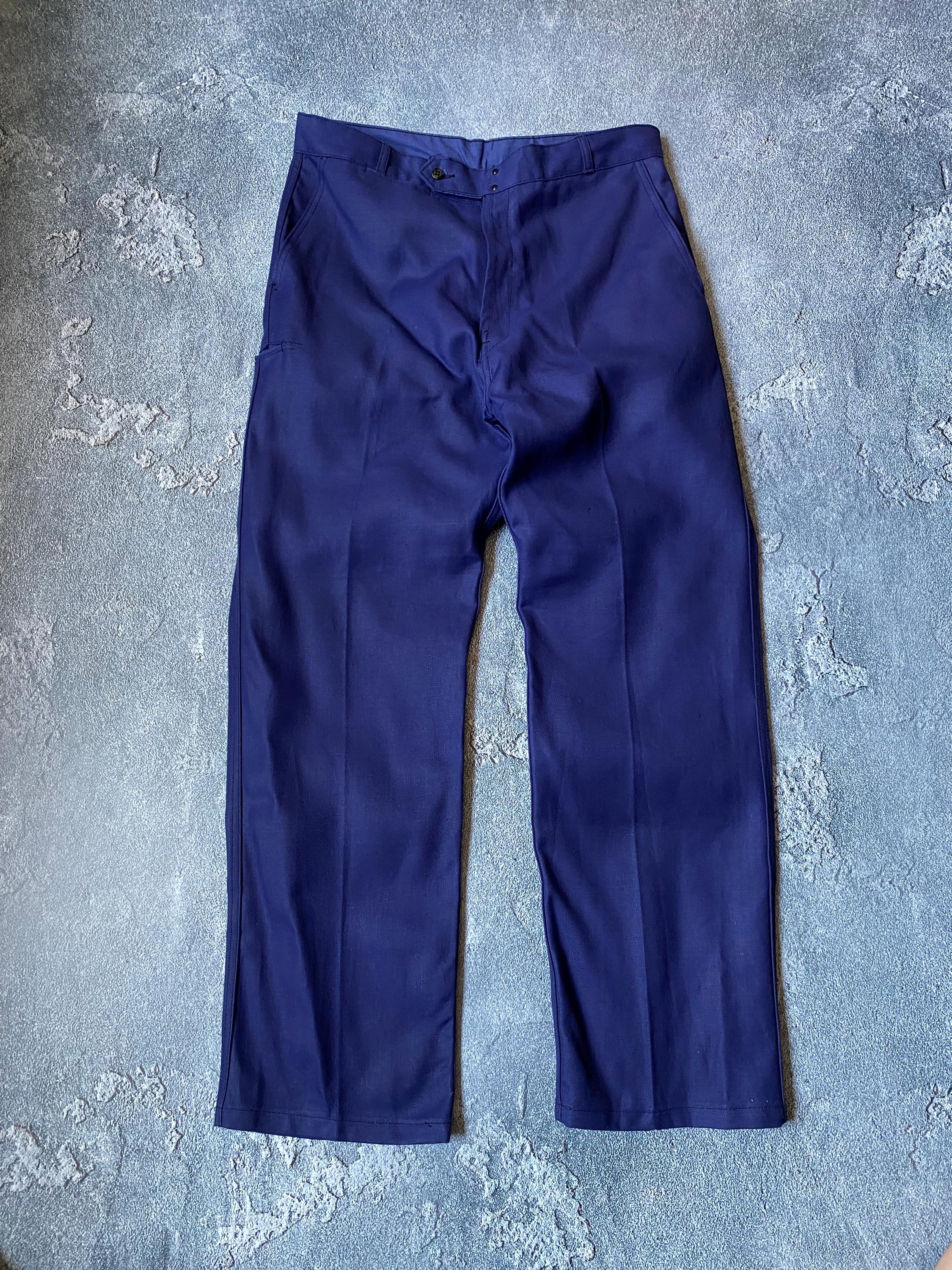 VNTG French Trousers Adolphe Lafont Moleskin 70s Chore Pants - Etsy