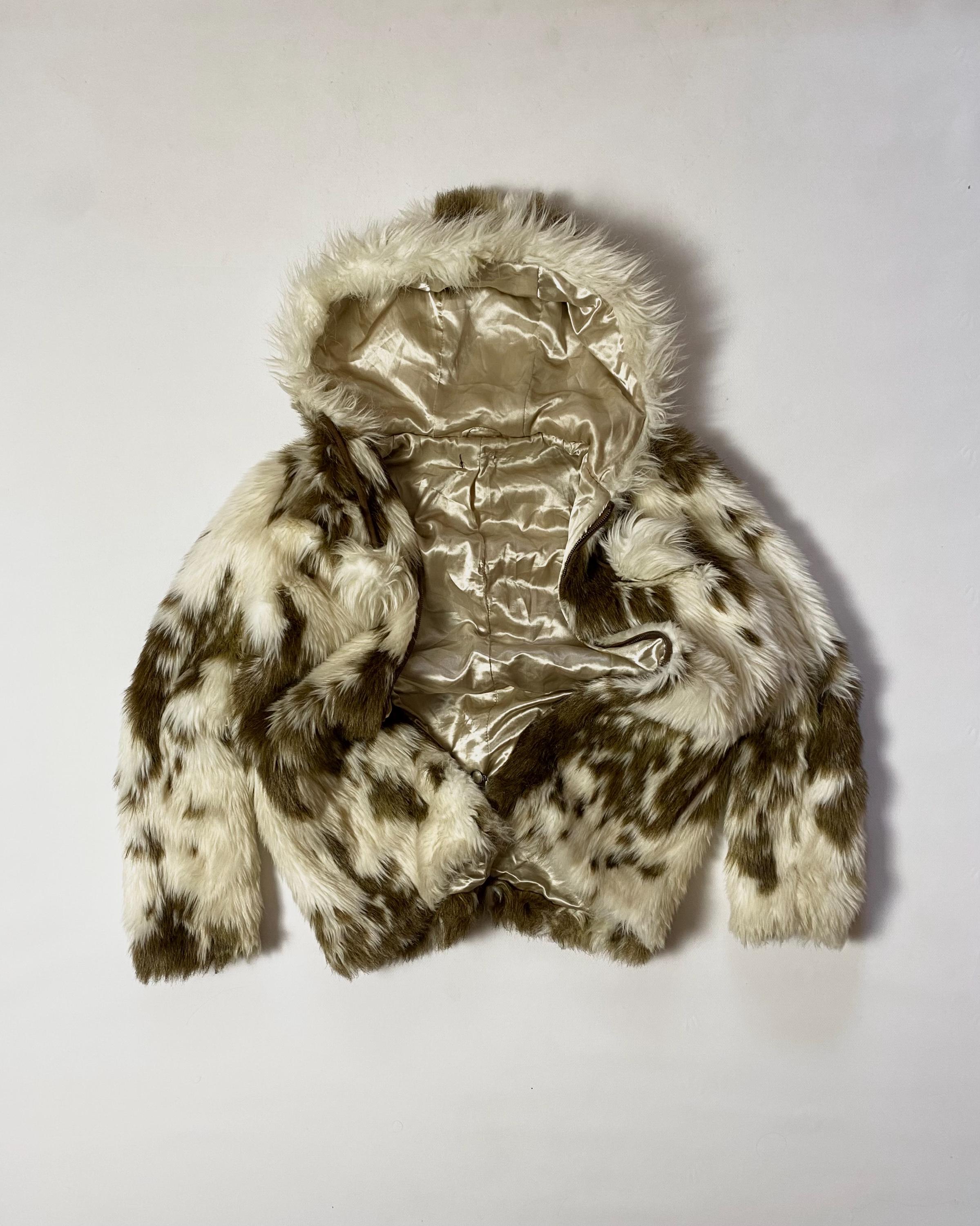 ジャケット・アウター 00s Y2K archive suede rabbit fur jacket 00s Y2K archive suede rabbit fur jacket