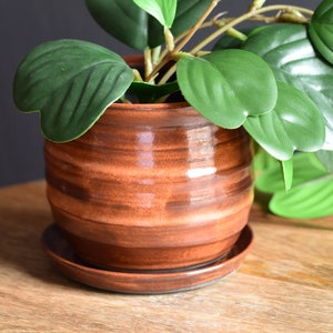 Handmade pottery - Ceramic Planter with saucer