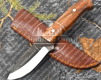 Handmade Stainless Steel Bushcraft with sheaths | FULTANG Skinning knife | Camping | Hunting | Outdoor | Survival | Gift for Men/BF