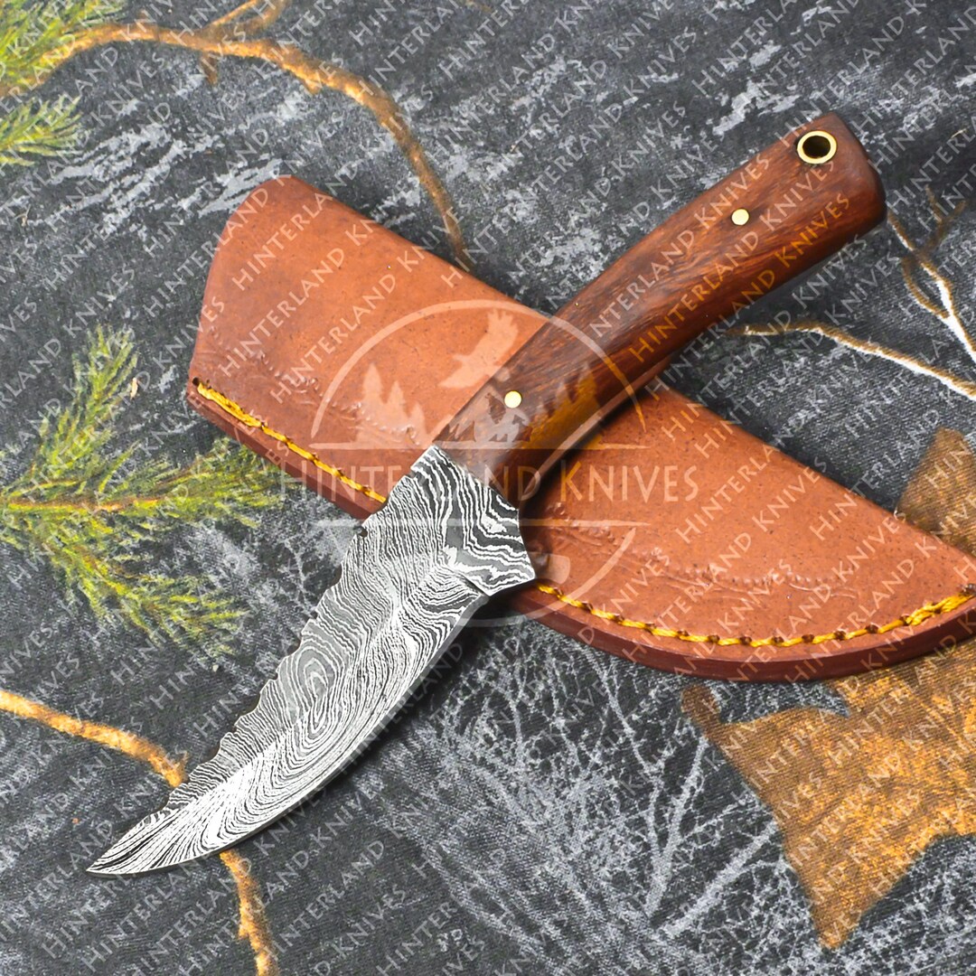 Personalized Damascus Steel Skinner Knife for Outdoor Adventures main image 0