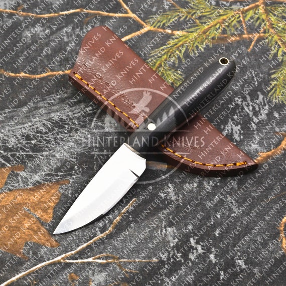 Handmade Stainless Steel Skinning knife with sheath | FULTANG Skinning knife | Camping | Hunting | Outdoor | Survival | Gift for Men/BF