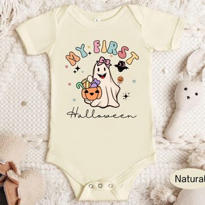 First Halloween Family Outfit, Family Matching Halloween Group Tshirt Spooky Season Shirt Mom Dad Kids Bodysuit 1st Halloween Party Costume