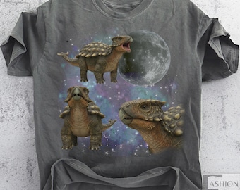 Vintage Dinosaur Graphic T-Shirt, 90s Retro Jurassic Ankylosaurus Shirt, Prehistoric Tee, Dino Shirt Exotic, Dino lover shirt, Birthday Gift