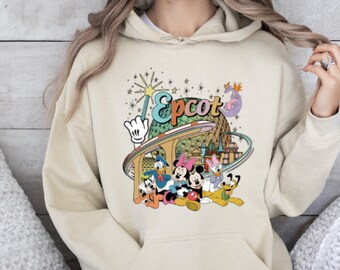 Disney Epcot World Tour Hoodie, Disney Epcot Hoodie, Mickey And Friends, Epcot Drink Around the World, Epcot Princess Hoodie, Disney Trip