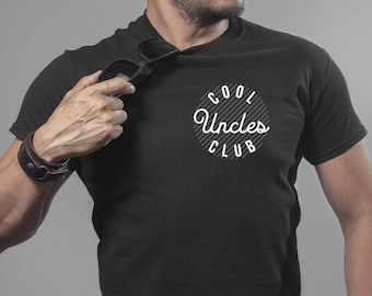 Cool Uncles Club T-Shirt, Uncles T-Shirt, Pregnancy Announcement tshirt for Uncle, Cool Uncle Tee, For New Uncle, Funny Gift for Uncle to Be