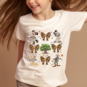 Leopard Coquette Bows Animal Kingdom Shirt, Disney Safari Mode Let&#39;s Get Wild, Mickey T-Shirts, Magic Kingdom Family Vacation Trip Tees