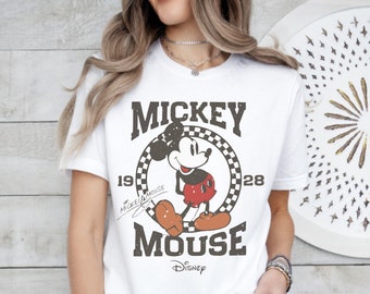 Retro Mickey Mouse T-Shirt, Classic Mickey Mouse t-shirt, Disney Vacation T-shirt, Disneyland Mickey Shirt, Magic Kingdom Shirt, Mickey Tee