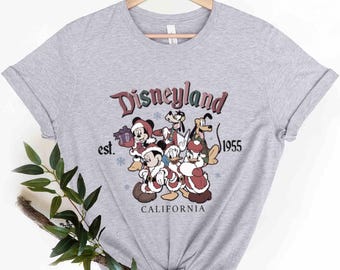 Retro Disneyland California T-Shirt, Mickey And Friends t-shirt, Disneyland Est 1955 t-shirt, Disney Vacation Tee, Retro Walt Disney Tees